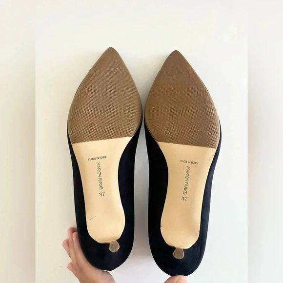 Marion Parke Suede Kitten Heel Pump | Classic Pump 45 - Picture 8 of 8